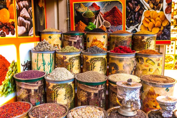 Dubai United Arab Emirates January 2020 Arabic Spices Traditional Market — Stock Photo, Image