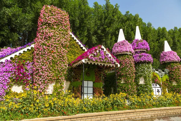 Dubai Emiratos Árabes Unidos Enero 2020 Dubai Miracle Garden Sunny — Foto de Stock