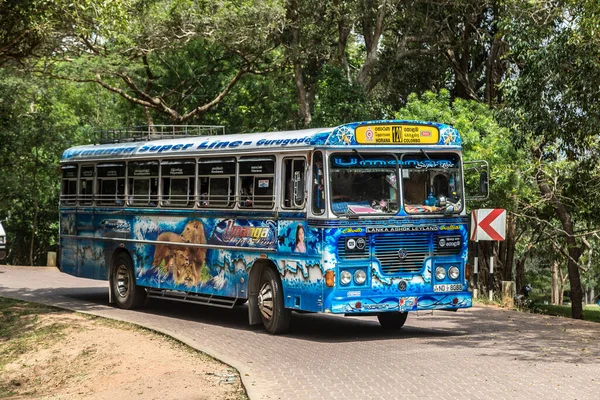 Colômbo Sri Lanka Fevereiro 2020 Ônibus Público Colombo Sri Lanka — Fotografia de Stock