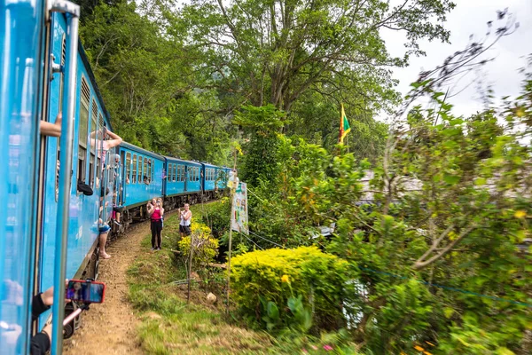 Nuwara Eliya Sri Lanka Février 2020 Train Nuwara Eliya Kandy — Photo