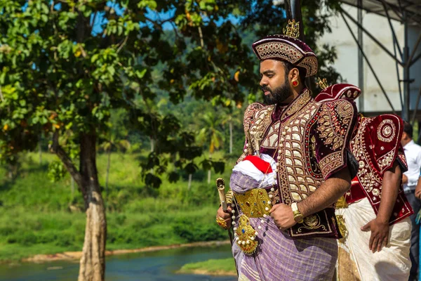 Pinnawala Sri Lanka Fevereiro 2020 Casamento Tradicional Sri Lanka Dia — Fotografia de Stock