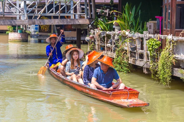 Pattaya Thailand Μαρτίου 2020 Πλωτή Αγορά Στην Πατάγια Της Ταϊλάνδης — Φωτογραφία Αρχείου