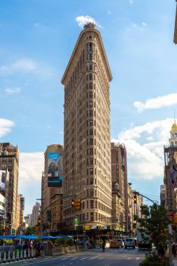 NEW YORK CITY, ABD - 15 Mart 2020: Flatiron Binası New York, ABD