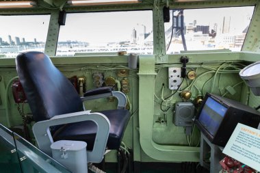 NEW YORK CITY, ABD - 29 Mart 2020: New York City Intrepid Sea, New York City & Space Museum Complex, New York, ABD