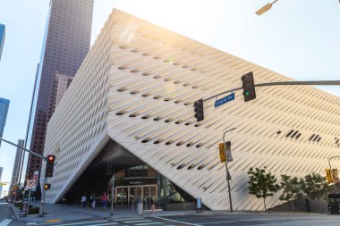 LOS ANGELES, ABD - 29 Mart 2020: Los Angeles, Kaliforniya 'daki Geniş Müze, ABD