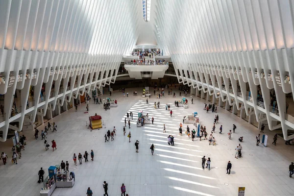 New York City Usa March 2020 Oculus Transportation Hub World — Stock Photo, Image