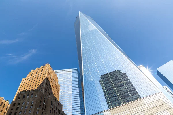 Nova Cidade Iorque Eua Março 2020 Uma Torre World Trade — Fotografia de Stock