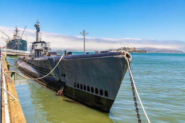 Сан Франциско Сша Марта 2020 Года Uss Pampanito Submarine Сан — стоковое фото