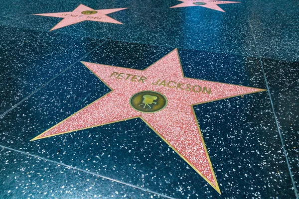 Los Angeles Hollywood Eua Março 2020 Peter Jackson Estrela Calçada — Fotografia de Stock
