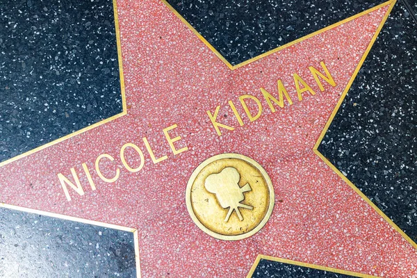 Los Angeles Hollywood Usa Marzo 2020 Nikole Kidman Star Sulla — Foto Stock