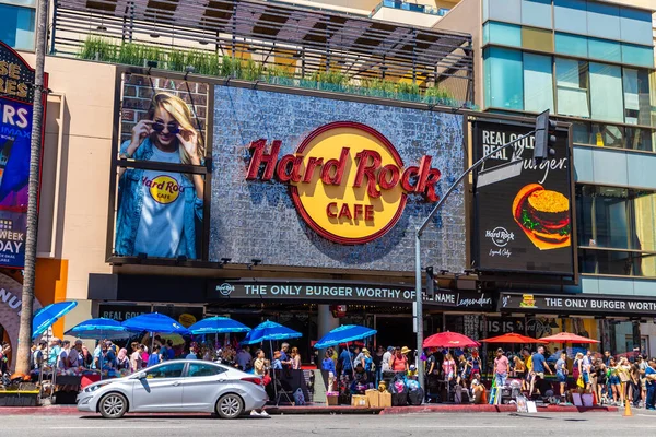 Los Angeles Hollywood Usa March 2020 Hard Rock Cafe Hollywood — 스톡 사진