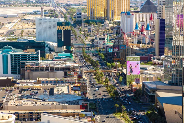 Las Vegas Usa March 2020 Panoramic Aerial View Las Vegas — Stock Photo, Image