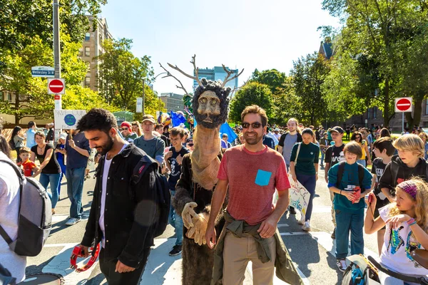 Toronto Canada September 2019 Global Strike Climate March Climate Justice — Stock Photo, Image