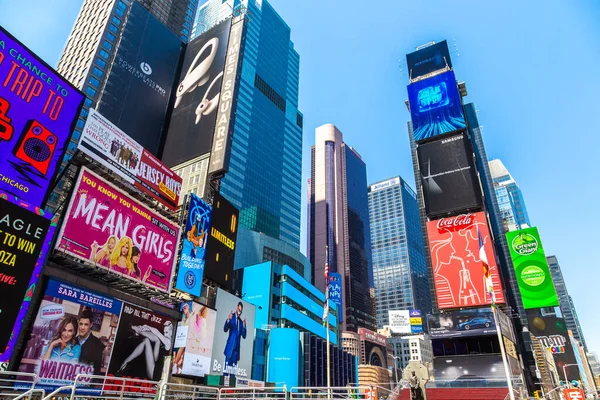 New York City Usa March 2020 Times Square Είναι Ένα — Φωτογραφία Αρχείου