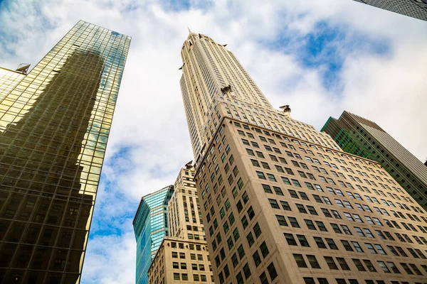 Nueva York City Marzo 2020 Fachada Del Edificio Chrysler Manhattan — Foto de Stock