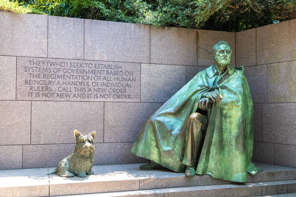 Washington Usa Mars 2020 Franklin Delano Roosevelt Memorial Washington Solig — Stockfoto