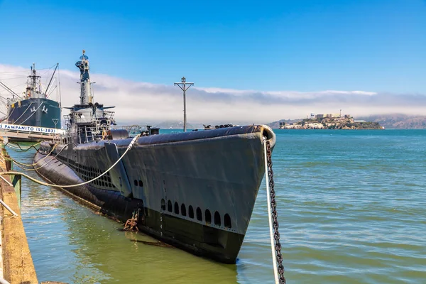 Сан Франциско Сша Марта 2020 Года Uss Pampanito Submarine Сан — стоковое фото