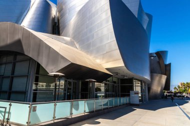 LOS ANGELES, ABD - 29 Mart 2020: Walt Disney Konser Salonu Los Angeles, Kaliforniya, ABD