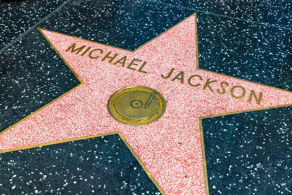 Los Angeles Hollywood Usa Marca 2020 Gwiazda Michaela Jacksona Hollywood — Zdjęcie stockowe