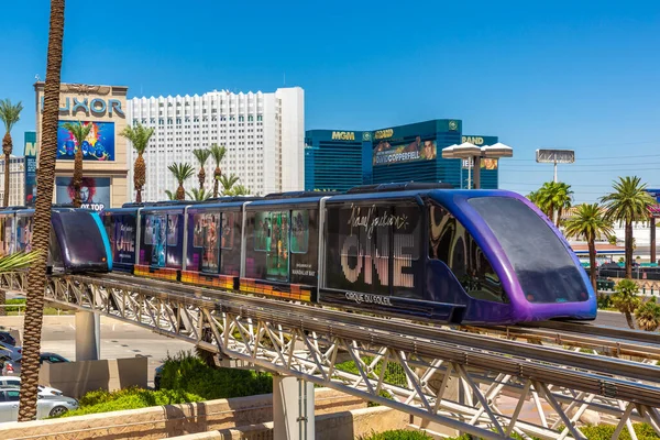 Las Vegas Usa March 2020 Monorail Train Las Vegas Nevada — Stock Photo, Image