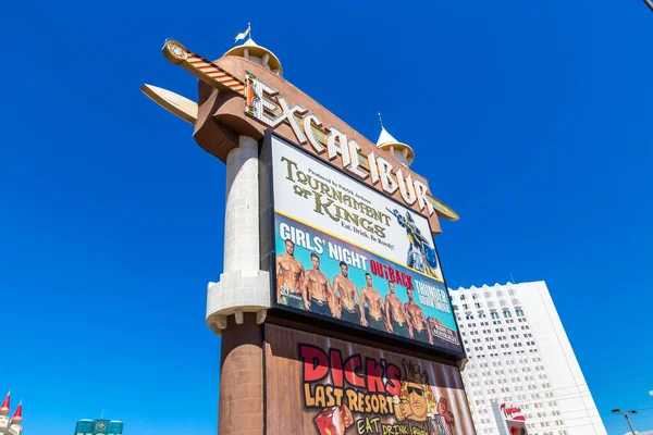 Las Vegas Usa Maart 2020 Excalibur Hotel Casino Las Vegas — Stockfoto