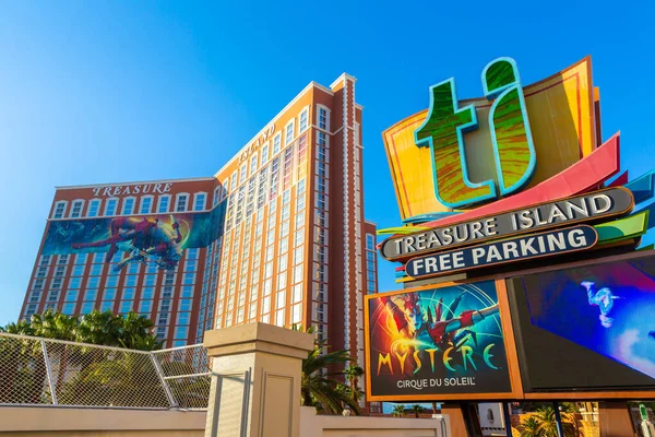 Las Vegas Usa März 2020 Treasure Island Hotel Und Casino — Stockfoto