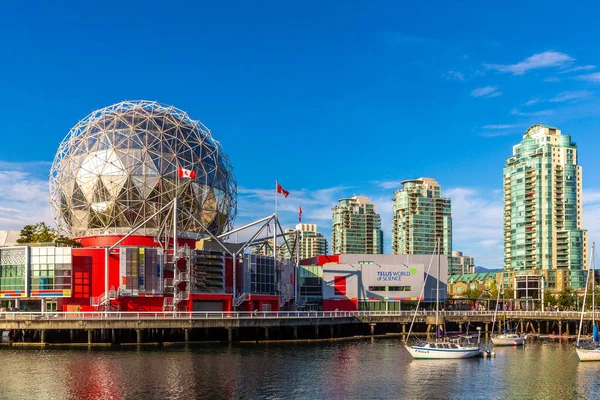 Vancouver Canada April 2020 Science World Telus World Science Sunny — 图库照片