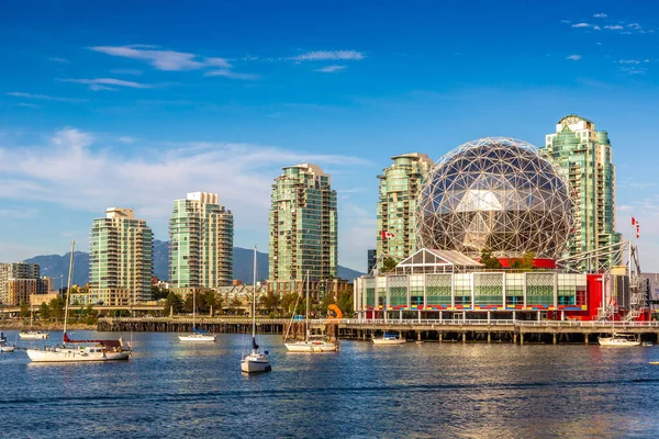 Vancouver Canada April 2020 Science World Telus World Science Sunny — 图库照片