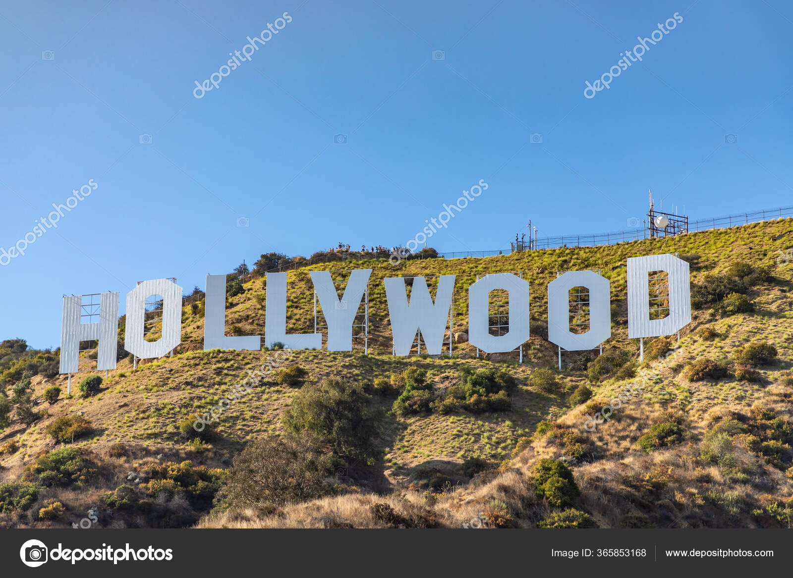 O famoso sinal de Hollywood — Fotografia de Stock Editorial