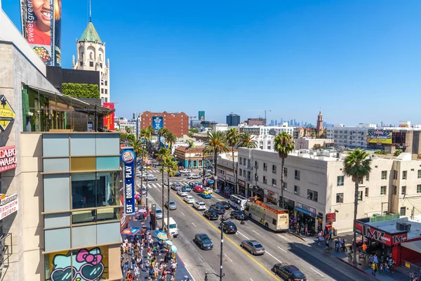 Los Angeles Hollywood Usa März 2020 Panorama Luftaufnahme Des Walk — Stockfoto