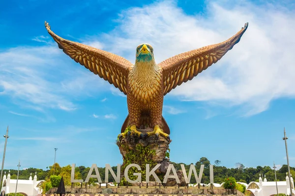 Langkawi Malaysia February 2020 Statue Eagle Eagle Square Langkawi Island — Stock Photo, Image