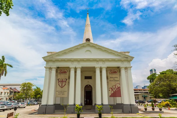 Penang Malaysia Februari 2020 George Anglicaanse Kerk Georgetown Penang Eiland — Stockfoto