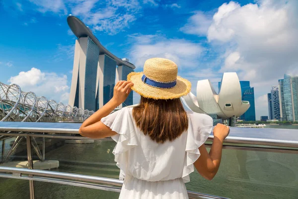 Singapore Singapore Şubat 2020 Singapur Daki Marina Bay Sands Oteli — Stok fotoğraf