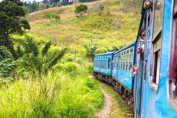 Nuwara Eliya Sri Lanka Février 2020 Train Nuwara Eliya Kandy — Photo