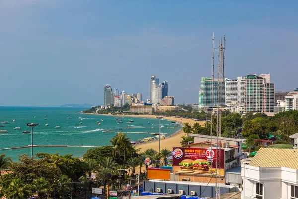 Pattaya Thaïlande Mars 2020 Vue Aérienne Panoramique Golfe Pattaya Thaïlande — Photo