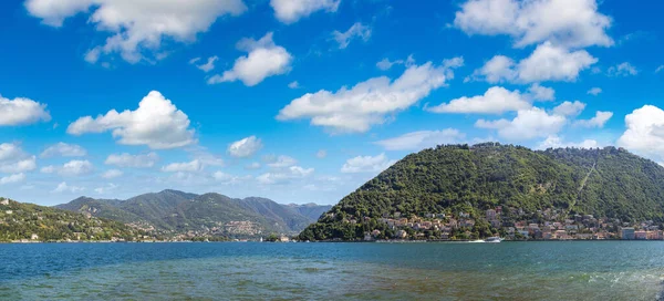 Het Comomeer Italië Een Mooie Zomerdag — Stockfoto