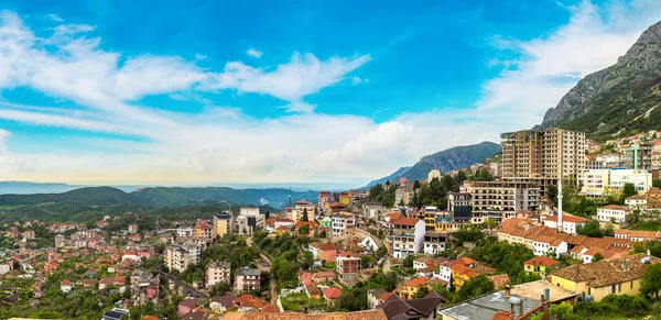 美しい夏の日 アルバニアの Kruja 城からの眺望 — ストック写真