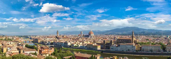 Veduta Panoramica Della Cattedrale Santa Maria Del Fiore Firenze Una — Foto Stock