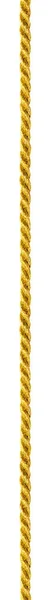 Golden rope isolated on white background. — Stock Photo, Image