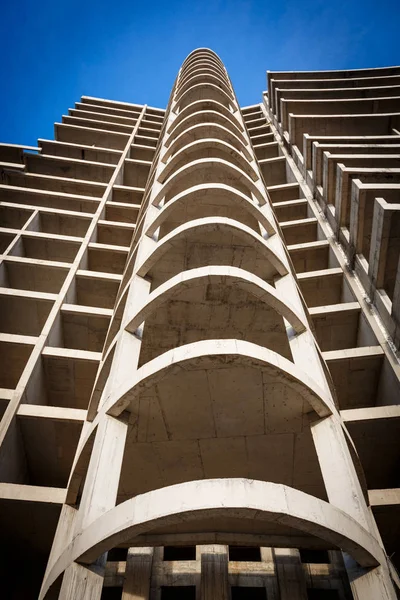 Modern construction of concrete building — Stock Photo, Image