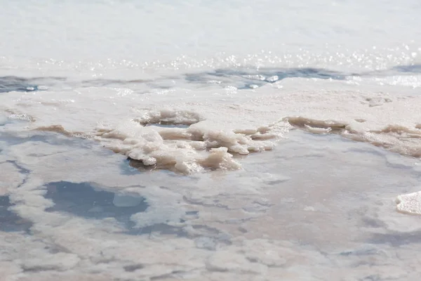 Cristales naturales de sal en el Mar Muerto —  Fotos de Stock