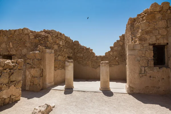 Ruinas romanas en el Parque Nacional Masada, Israel — Foto de Stock