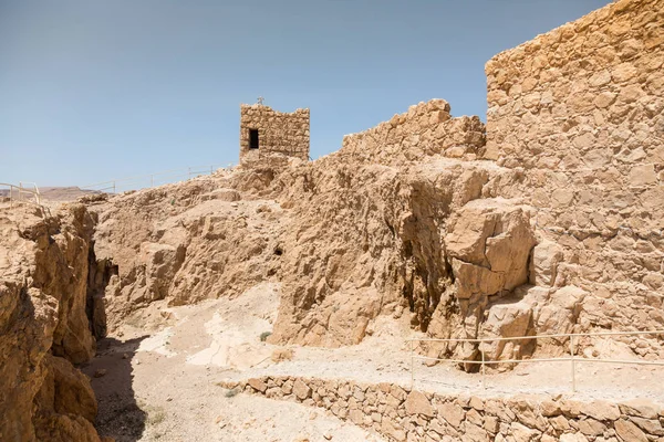 Ruinas romanas en el Parque Nacional Masada, Israel — Foto de Stock