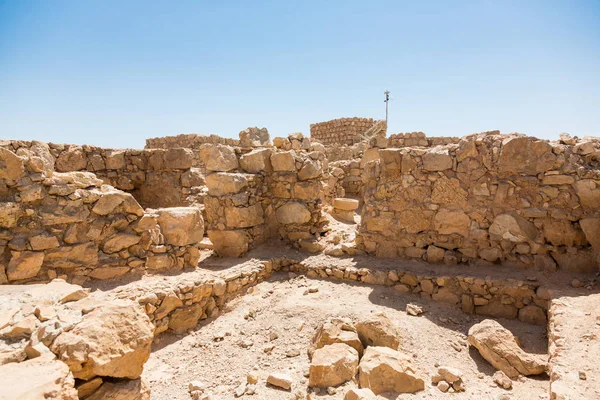 マサダ国立公園、イスラエル共和国のローマ時代の遺跡 — ストック写真