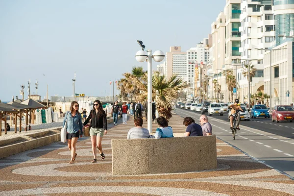 Přímořské promenády v Tel Aviv, Izrael — Stock fotografie