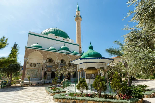 Al Jazzar Mosque in the old city of Acre - Israel Stock Picture