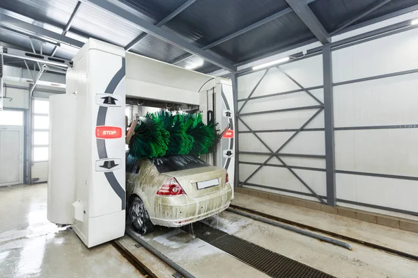 Automatic car washing — Stock Photo, Image