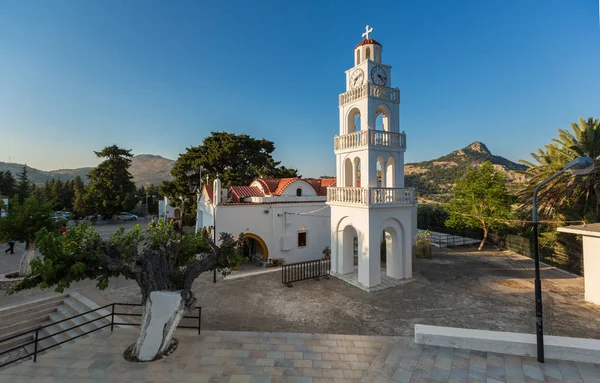 The Monastery of Panagia Tsambika in Rhodes, Dodecanese, Greece — Stock Photo, Image