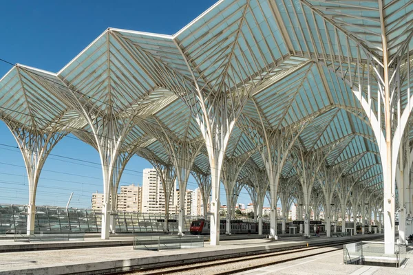 Estación Gare do Oriente (Lisboa Oriente), Lisboa, Portugal — Foto de Stock