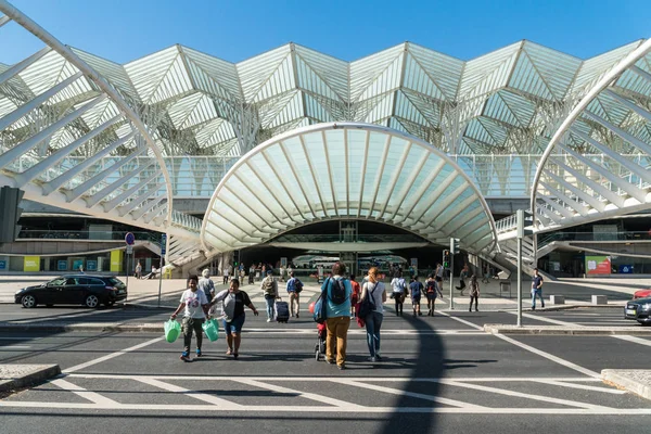 Gare do Oriente (Σταθμός Lisbon Oriente), Λισαβόνα, Πορτογαλία — Φωτογραφία Αρχείου